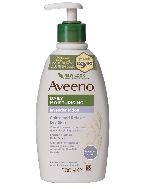 Aveeno crema idratante corpo alla lavanda 300ml-1