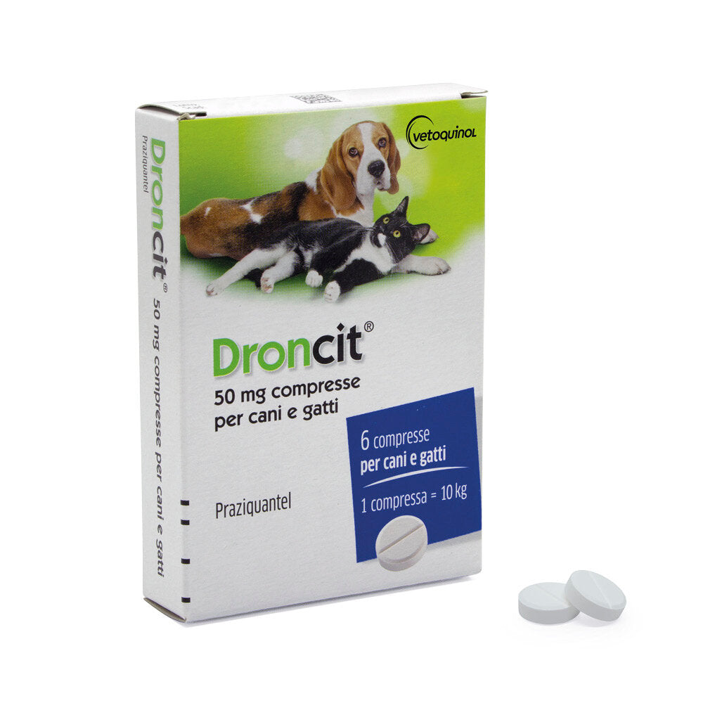 Droncit  50 mg Cane e Gatto 6 compresse-2