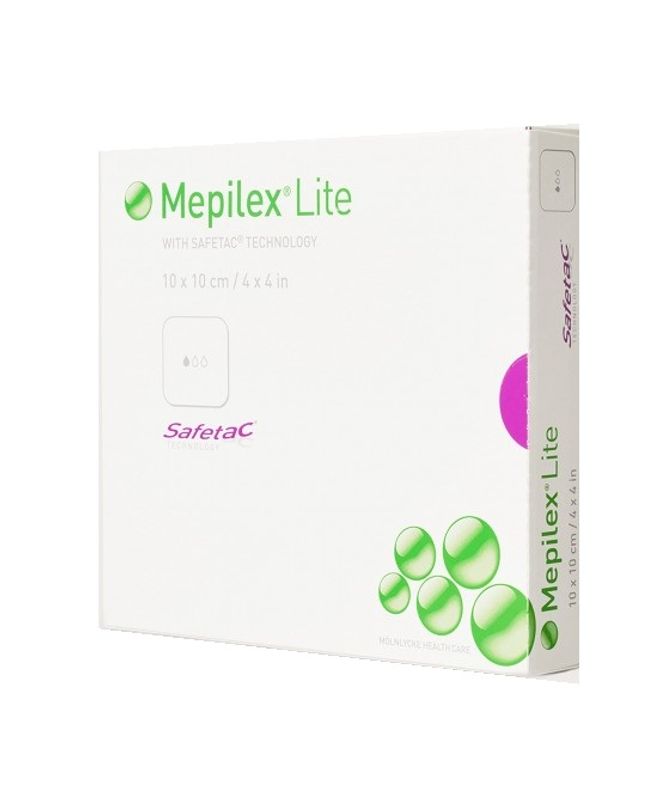 Mepilex lite medicazione 10x10cm 5 pezzi-1