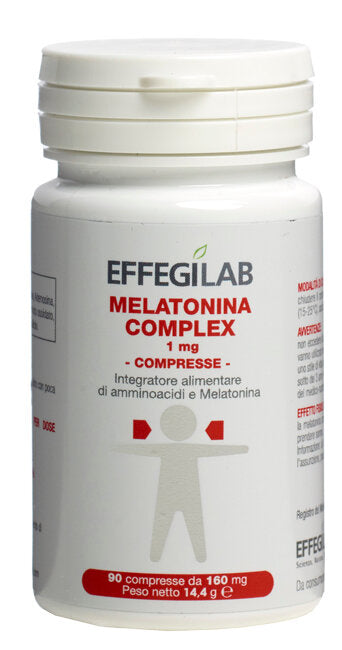 Melatonina Complex utile per stress ed insonnia 90 compresse-2