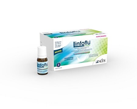 Linfoflu Vitamine e Minerali gusto Amarena 15 flaconcini-1