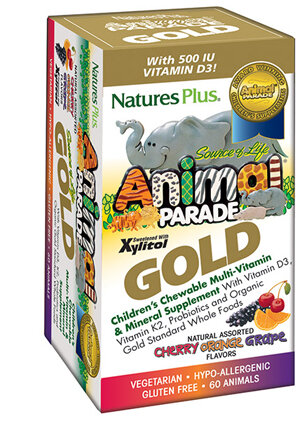 Natures Plus Animal Parade Gold Assortiti 60 Tavolette-2