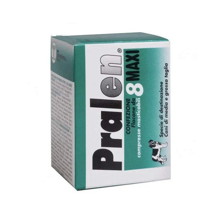 Pralen Maxi 8 Compresse Masticabili 480mg Cani Taglia Media/Grossa-1