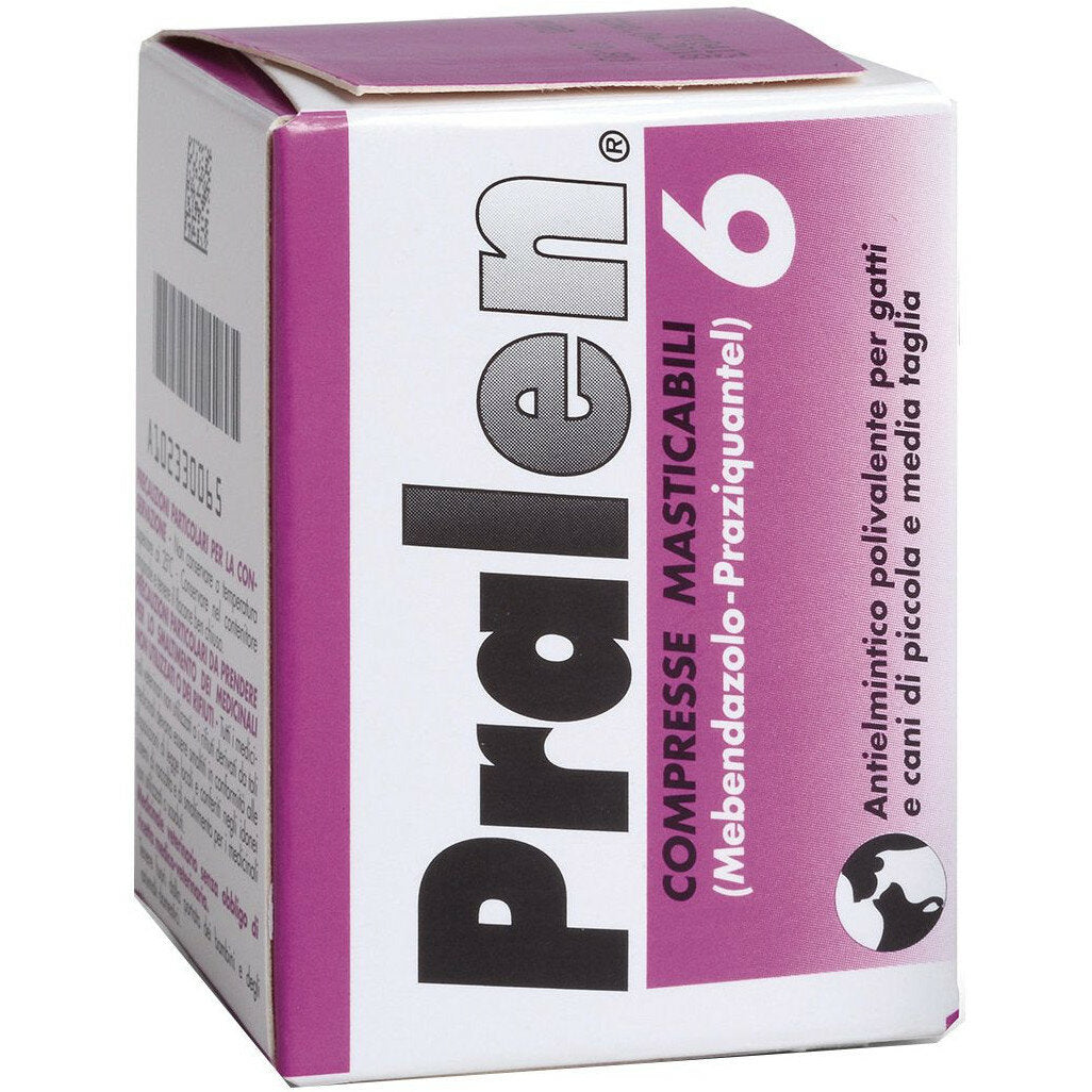Pralen 6 Compresse Masticabili 240mg Gatti/Cani Taglia Piccola/Media-2