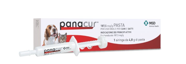 Panacur 187,5 Mg/g Pasta Per Uso Orale Per Cani E Gatti Siringa da 4,8g-1