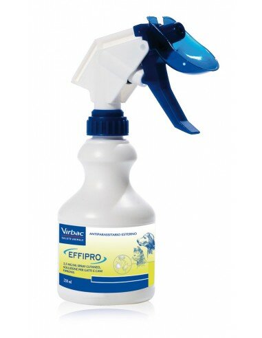 Virbac Effipro Spray Uso Topico Per Cani/Gatti 2,5mg/ml Flacone 500ml-1