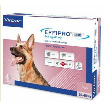 Effipro Duo Antiparassitario per cani dai 20-40Kg 4 pipette-2