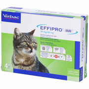 Virbac Effipro Duo Spot-on 50mg/60mg Antiparassitario per gatti 4 pipette-3