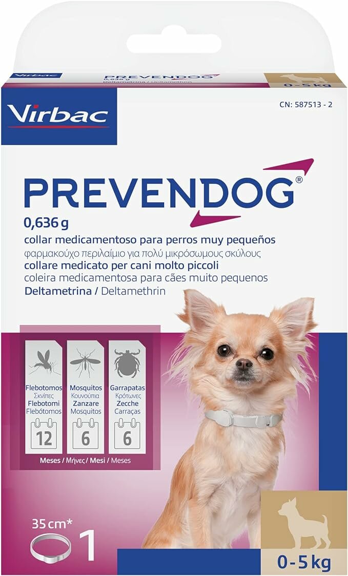 Prevendog Collare Medicato 15,9g (35cm) Cani Taglia Molto Piccola Fino A 5kg-2