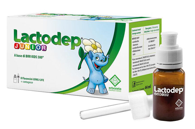 Erbozeta Lactodep Junior integratore di fermenti lattici 8 flaconi-2