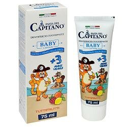 Dr. Ciccarelli Pasta del Capitano dentifricio baby 3 anni+ 75ml gusto tuttifrutti-2