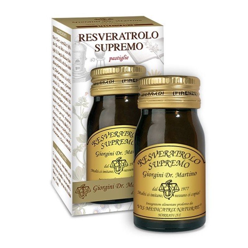 Dr. Giorgini Resveratrolo Supremo Integratore Alimentare antiossidante 60 Pastiglie-1