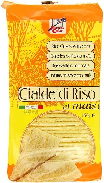 La Finestra Sul Cielo cialde di riso e mais con sale BIO 150g-2
