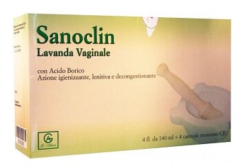 Sanoclin Lavanda Vaginale 4 Flaconi 140ml-2