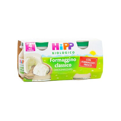 Hipp omogeneizzato biologico formaggino classico 2x80g-2