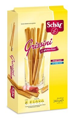 Schar Grissini dietetici senza glutine 4x60g-2