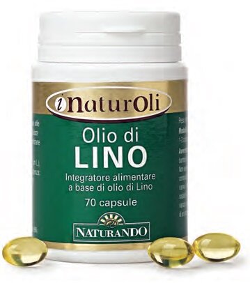 Naturando I Naturoli Olio di Lino 70 capsule-2
