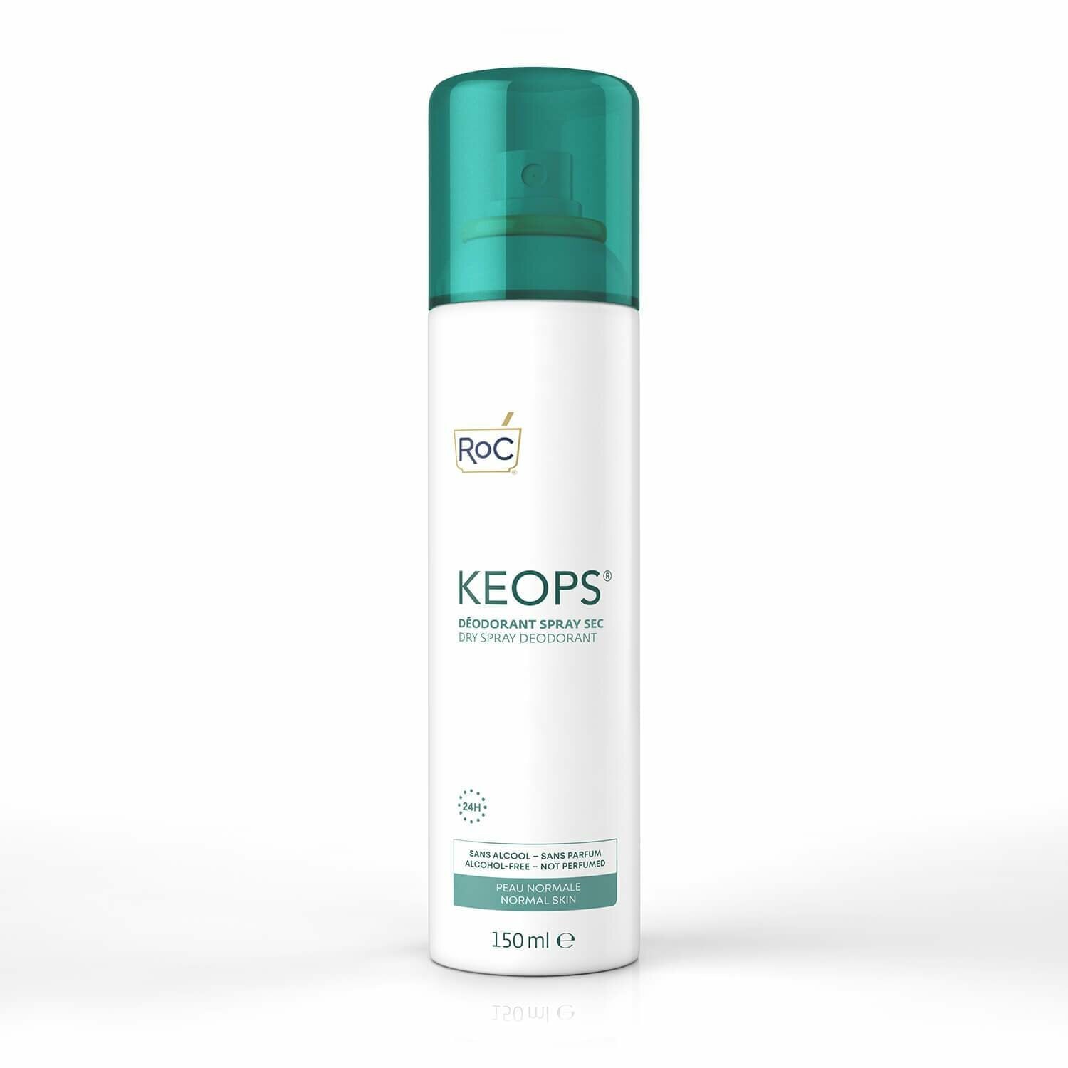 Roc Keops Deodorante Spray secco 24h per pelli normali 150ml-2