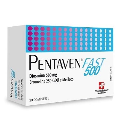Pentaven Fast 500 utile per la circolazione 20 compresse-2