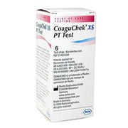 CoaguChek XS PT Test 6 Strisce reattive per misuratore INR CoaguChek XS-1