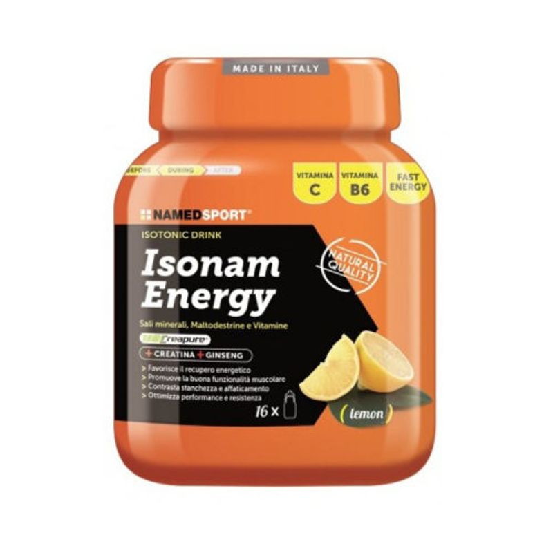 Named Sport Isonam Energy utile per gli sportivi gusto Limone 480g-1