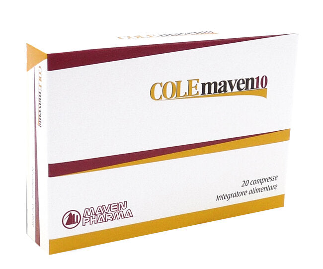 Colemaven10 controllo colesterolo trigliceridi 20 compresse-2