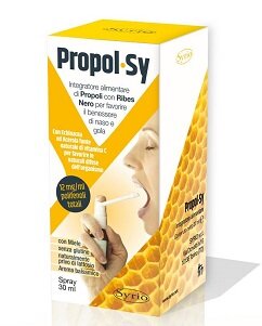 Propol-Sy Propoli con Ribes Nero per favorire il benessere di naso e gola spray 30ml-2