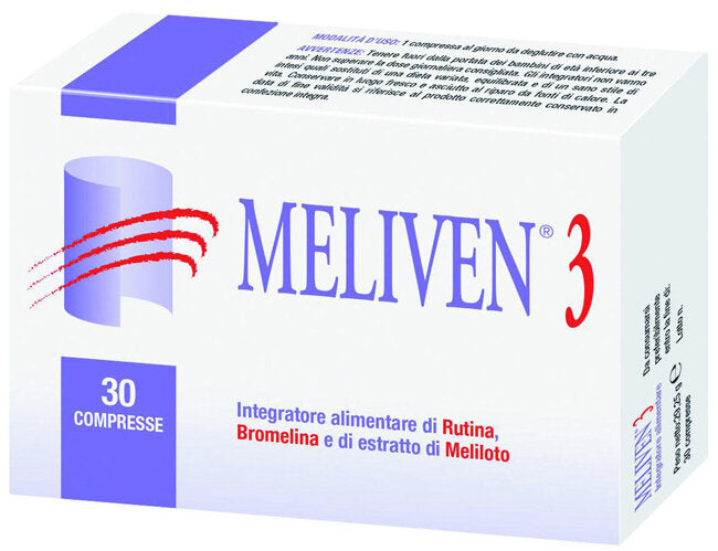Meliven 3 integratore per il microcircolo 30 compresse-2