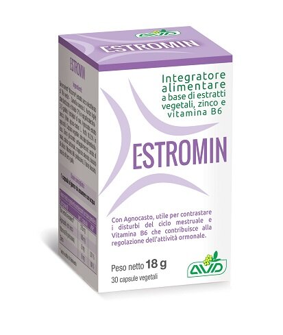 Estromin per i disturbi del ciclo mestruale 30 capsule vegetali-2