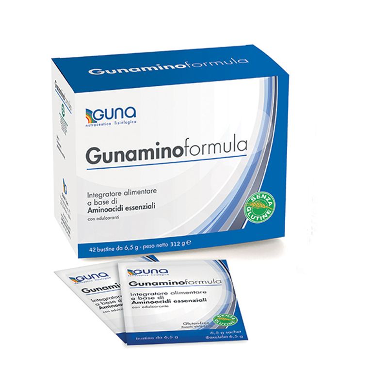 Gunamino Formula integratore di aminoacidi essenziali 42 bustine-1