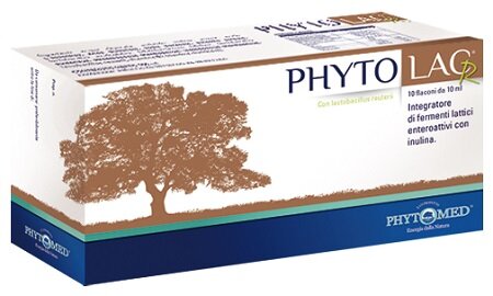 Phytolac R integratore di fermenti lattici vivi e inulina 10 flaconi-2
