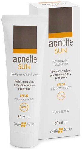 Acneffe Sun Protezione solare cute acneica e seborroica SPF30 50ml-2