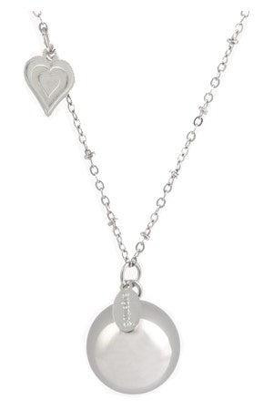 ARGENTOE' COLLANA BOLA CUORE-1