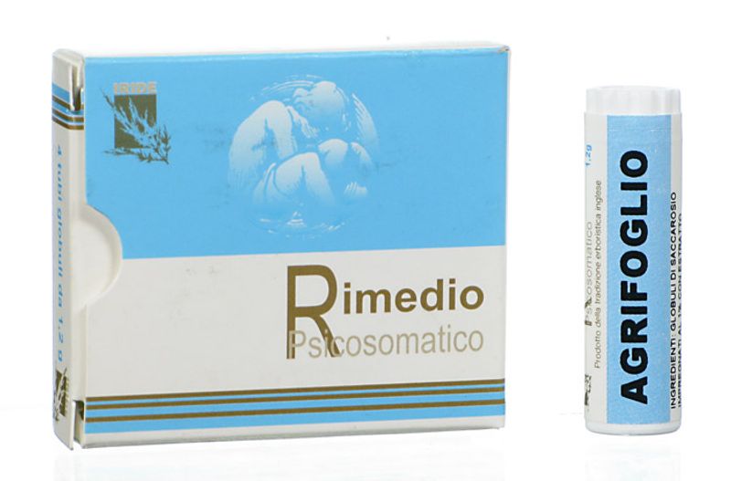 Rimedi Psicosomatici Agrifoglio globuli 4 tubi dose per confezione-1