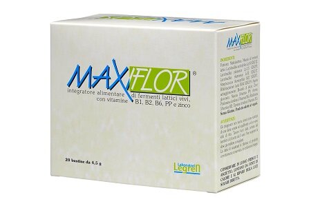 Maxiflor fermenti lattici vivi e vitamine 20 bustine-2
