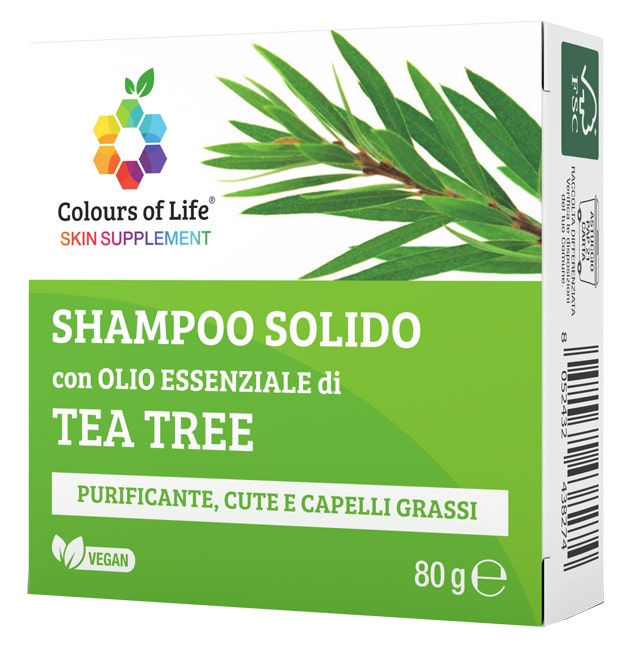 Optima Colours Of Life Tea Tree Shampoo Solido 80g-1