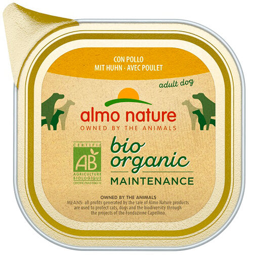 Almo Nature Bio Organic Maintenance Pollo alimento umido per cani adulti 100g-2
