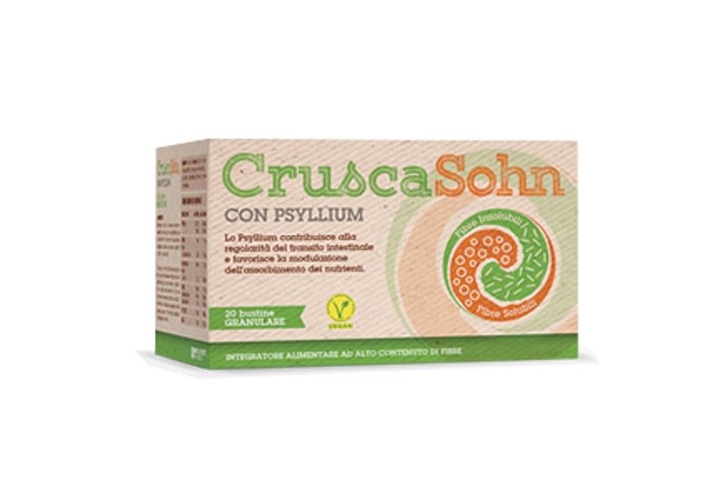 CruscaSohn con Pshyllium fibre alimentare benessere intestinale 20 bustine granulare-1