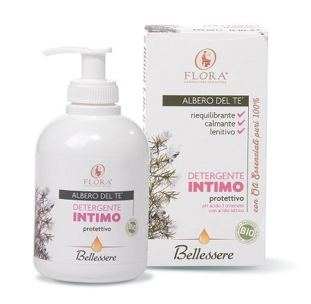 Flora Bellessere detergente intimo Albero del Tè 250ml-2