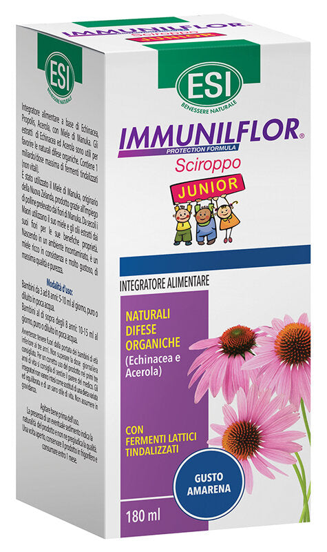 Immunilflor Sciroppo Junior immunostimolante per bambini 180ml-2