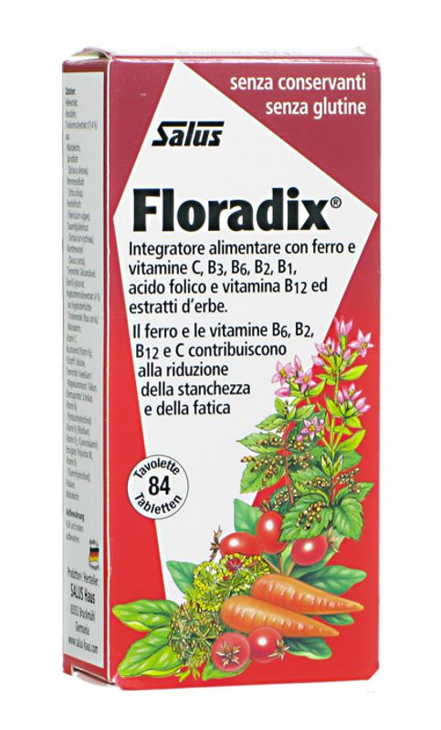 Salus Floradix integratore con ferro e vitamine 84 tavolette-1