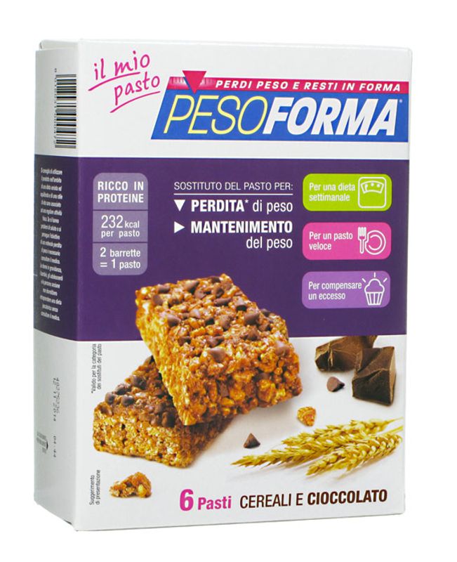PesoForma Barrette cereali e cioccolato 12 pezzi-1