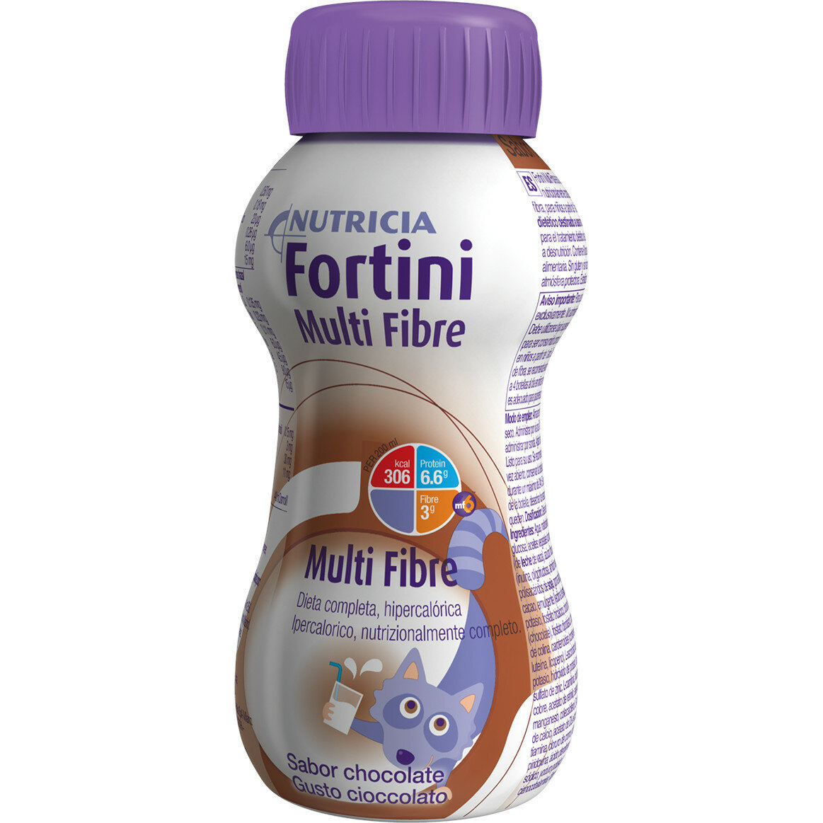 Nutricia Fortini Multifibre Gusto Cicoccolato 200ml-2