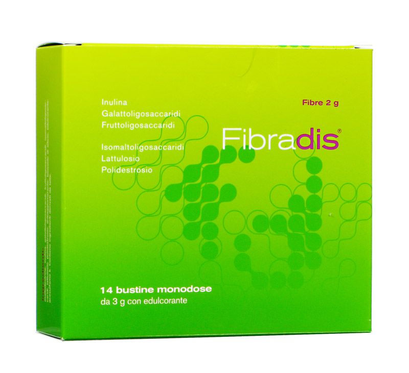 Fibradis integratore di fibre prebiotiche 14 bustine-1