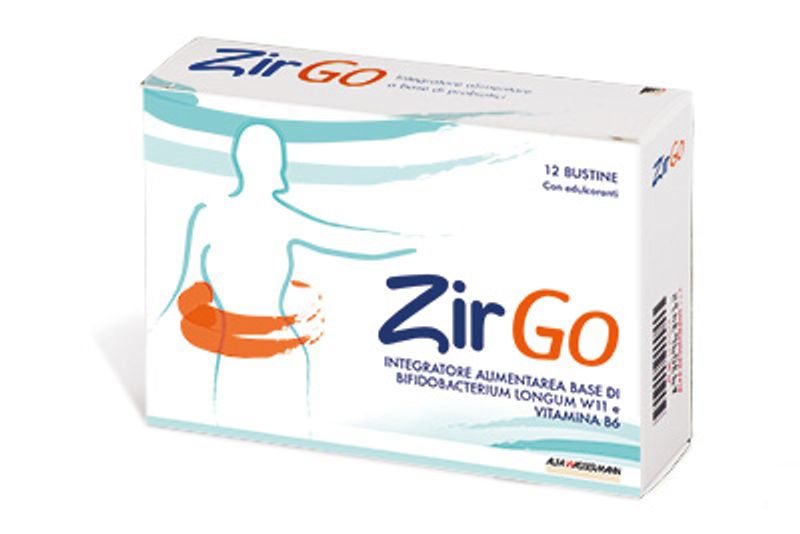 ZirGo integratore a base di Bifidobacterium Longum e Vitamina B6 12 bustine-1