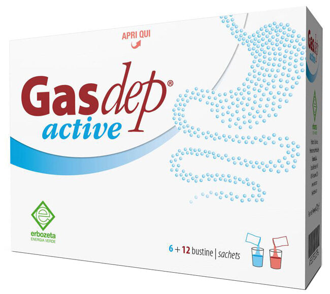 Gasdep Active Equilibrio Della Flora Intestinale 6+12 Bustine-2