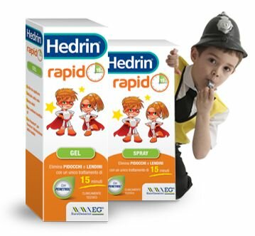 Hedrin Rapid Spray elimina pidocchi e lendini 60ml-2