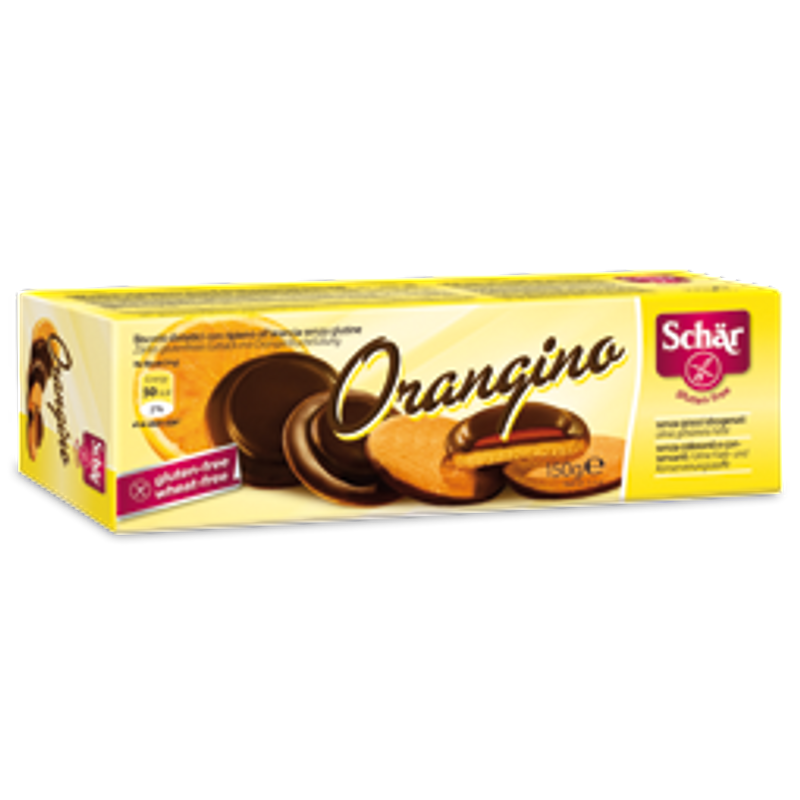 Schar Orangino biscotti con ripieno all'arancia senza glutine 150g-0