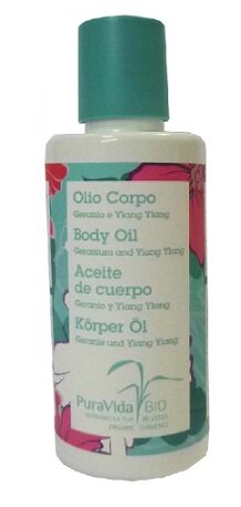 PuraVida Bio Olio Corpo Geranio e Ylang Ylang 150ml-2