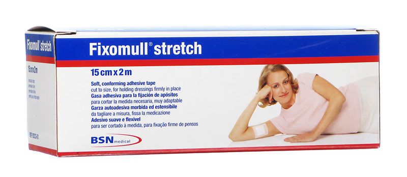 Fixomull stretch garza autoadesiva 15 cm x 2 m-1